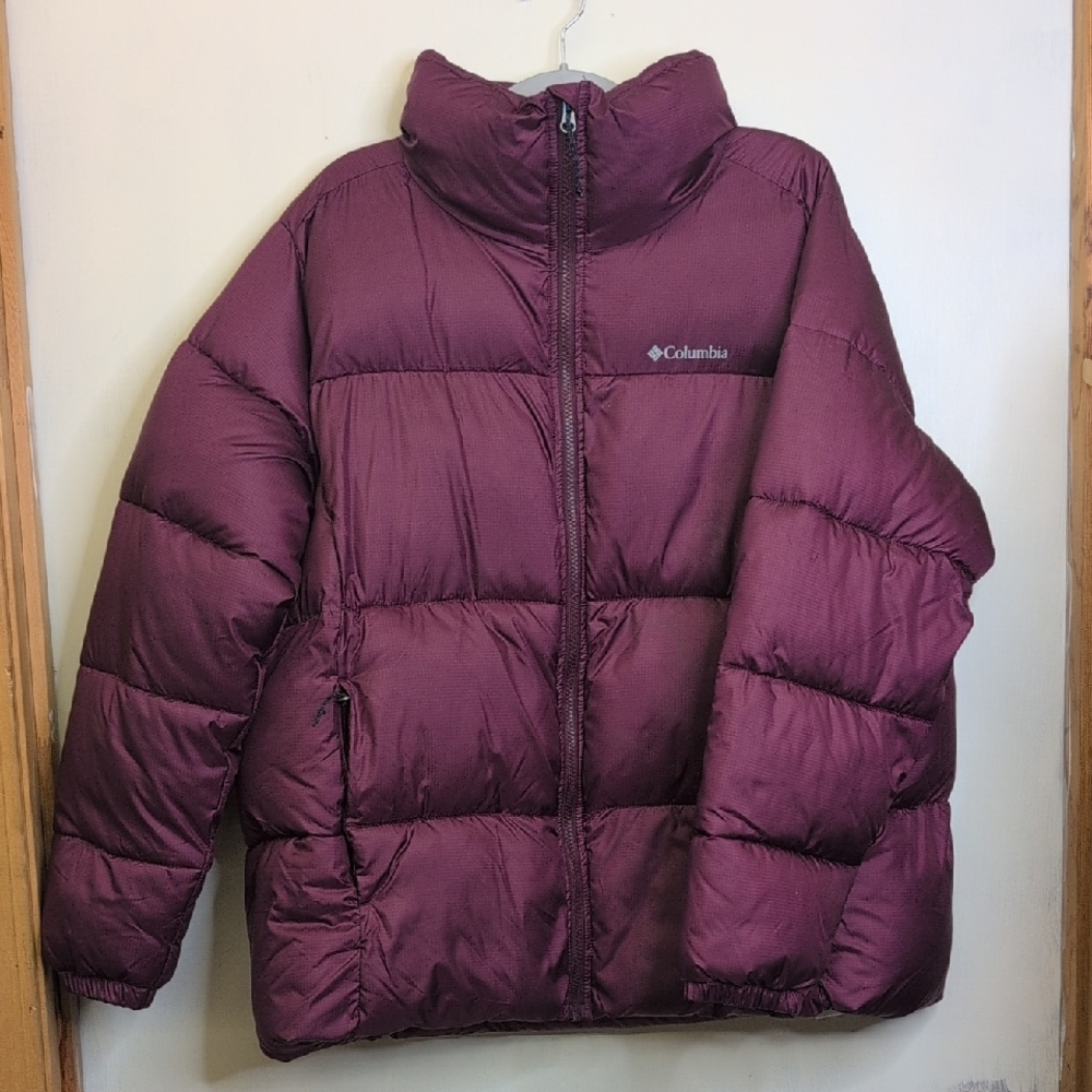Columbia Womans Puffer Jacket - Deep Purple 1X